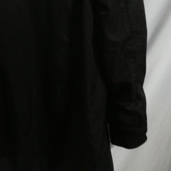 OPPENHEIMER Premium Outerwear | large | Hooded Black Coat | Ribbed Cuffs - Picture 15 of 16